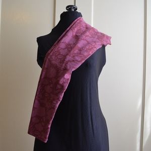 Lularoe OS Floral Print Leggings in Plum Mauve